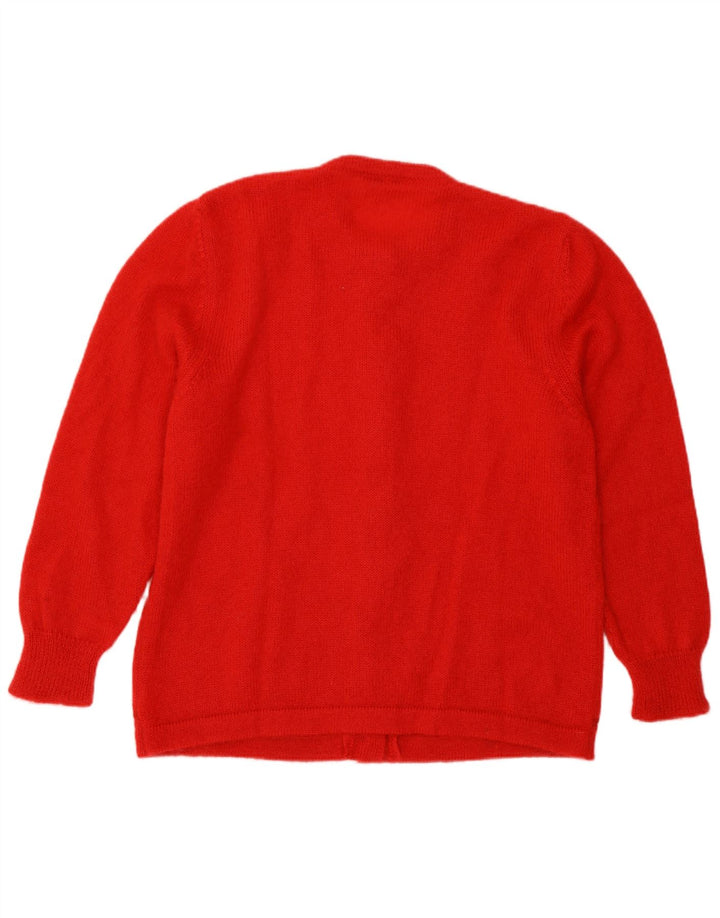 Cárdigan Colombo Mujer IT 44 Medium Red Mohair