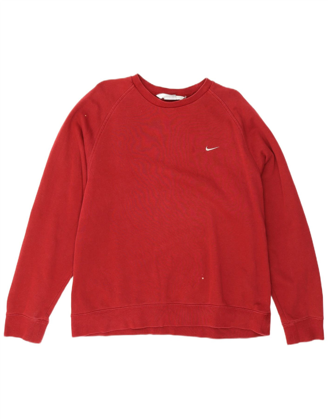 Nike Hombre Sudadera Jumper Grande Rojo Algodón
