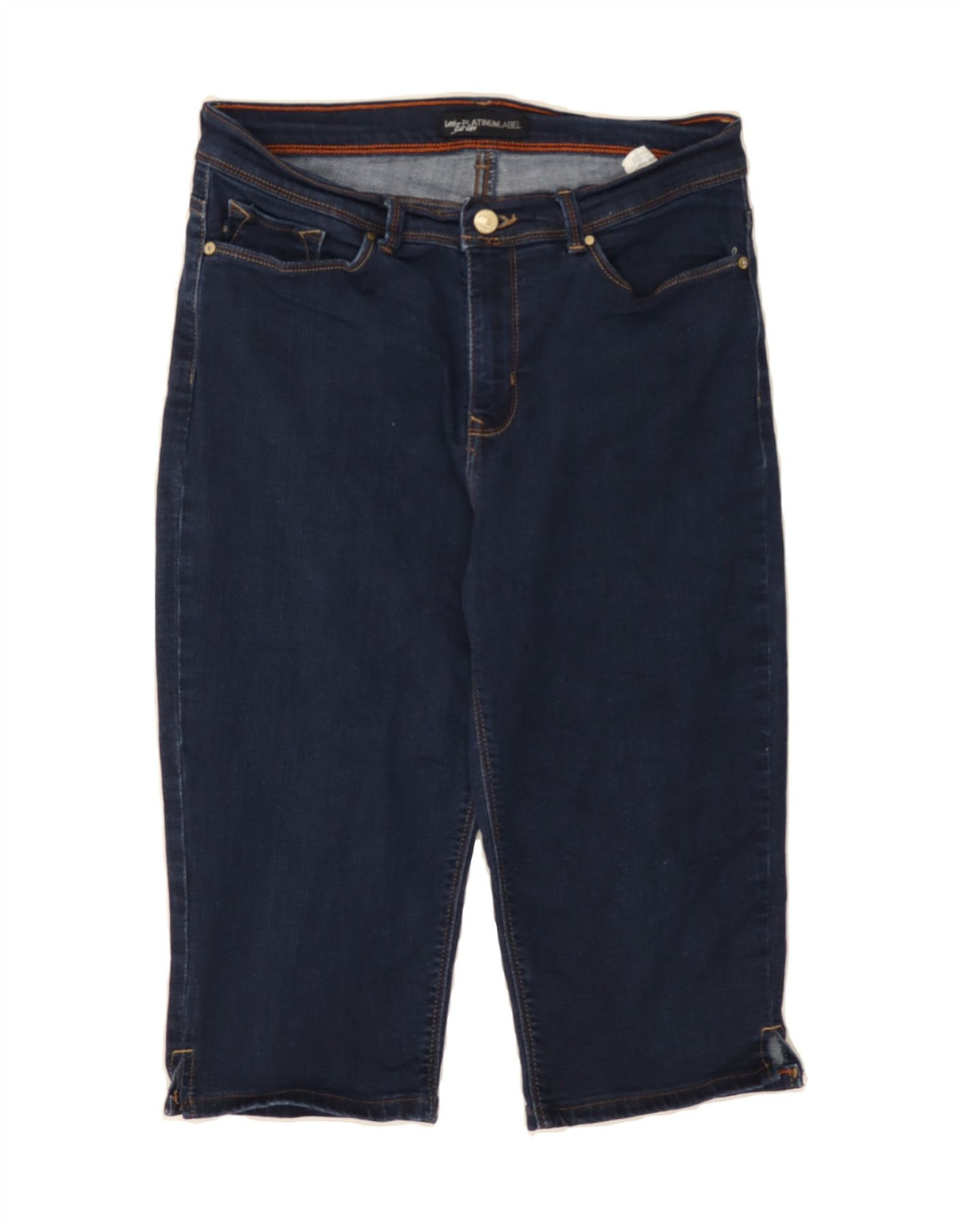 LEE Womens Platinum Label Denim Shorts W32 Large Blue Cotton Vintage Lee and Second-Hand Lee from Messina Hembry 