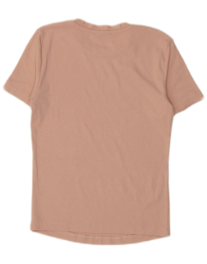 Zara Mujer Camiseta Top Reino Unido 44 Grande Rosa