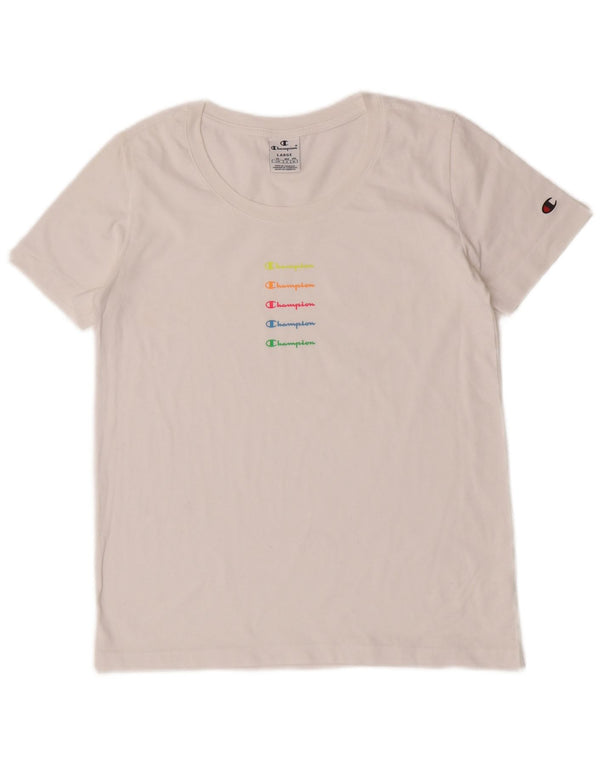 Champion Camiseta gráfica para mujer Top UK 46 Large White