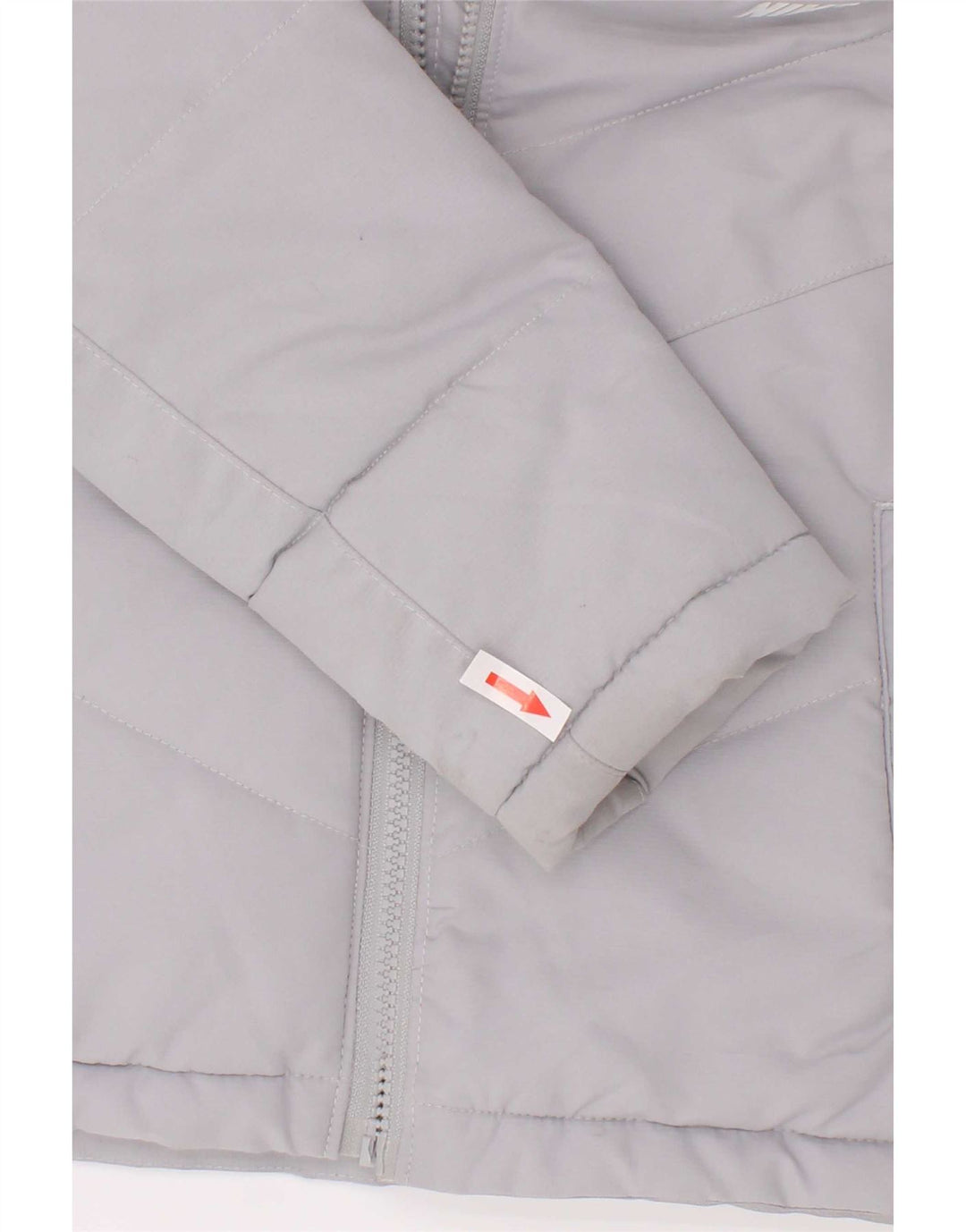Nike Chaqueta acolchada con capucha para niño 5-6 años Gris medio Poliéster