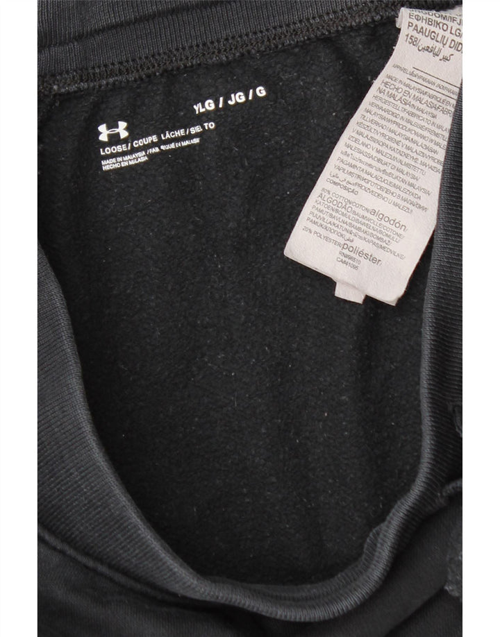 Under Armour Pantalones de chándal para niño, Joggers, 11-12 años, Grande, Negro