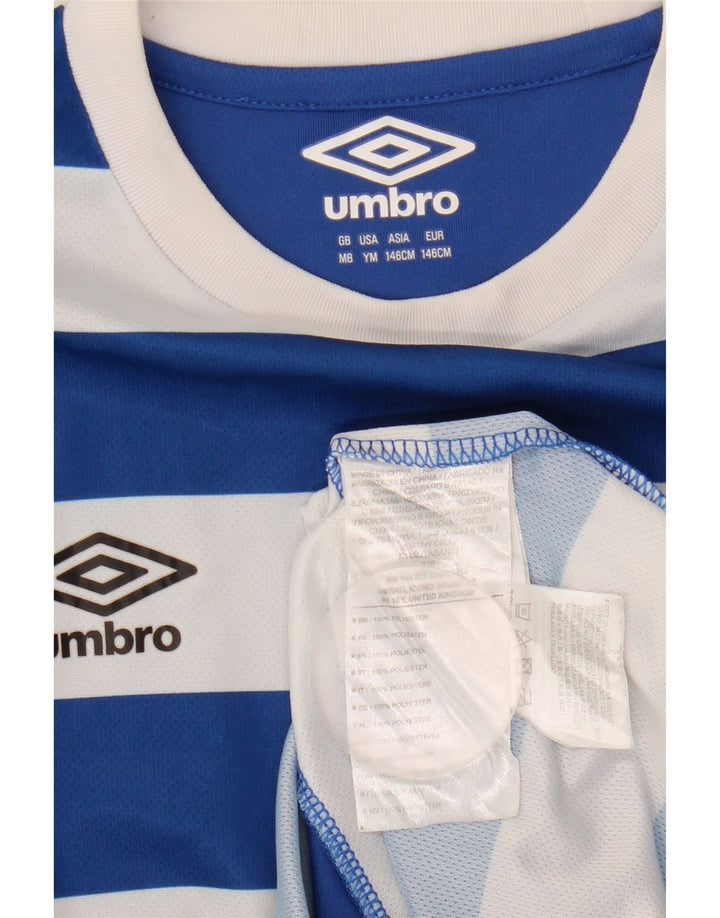 Umbro Camiseta Niño Top 9-10 Años Azul Medio Rayas Poliéster