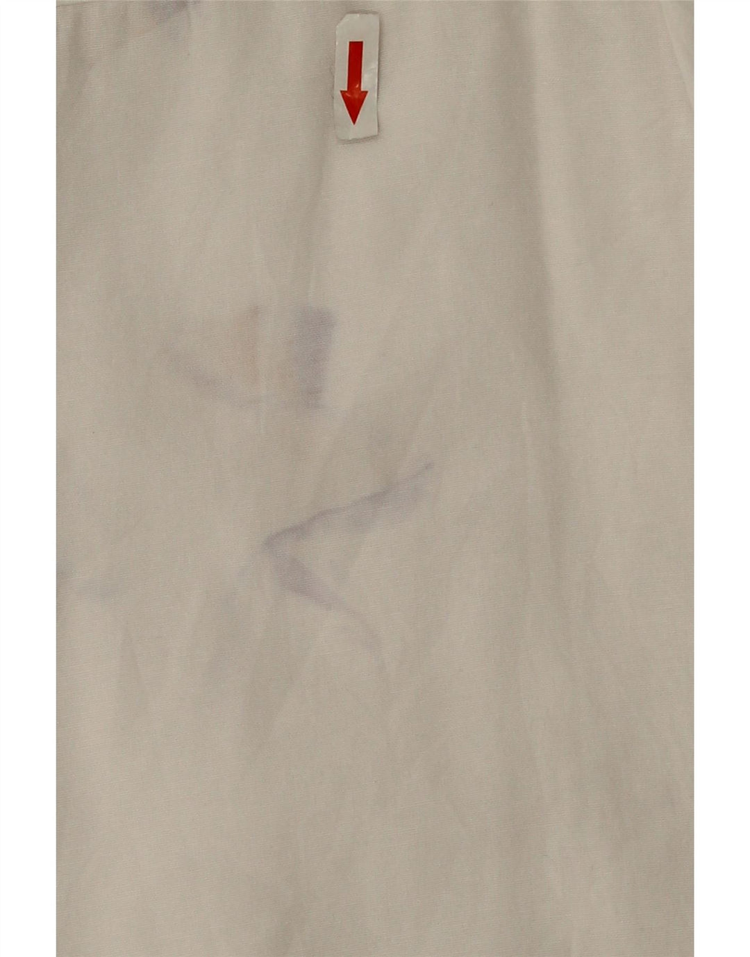 Zara Mujer Camisa Extragrande UK 44 Mediana Algodón Blanco