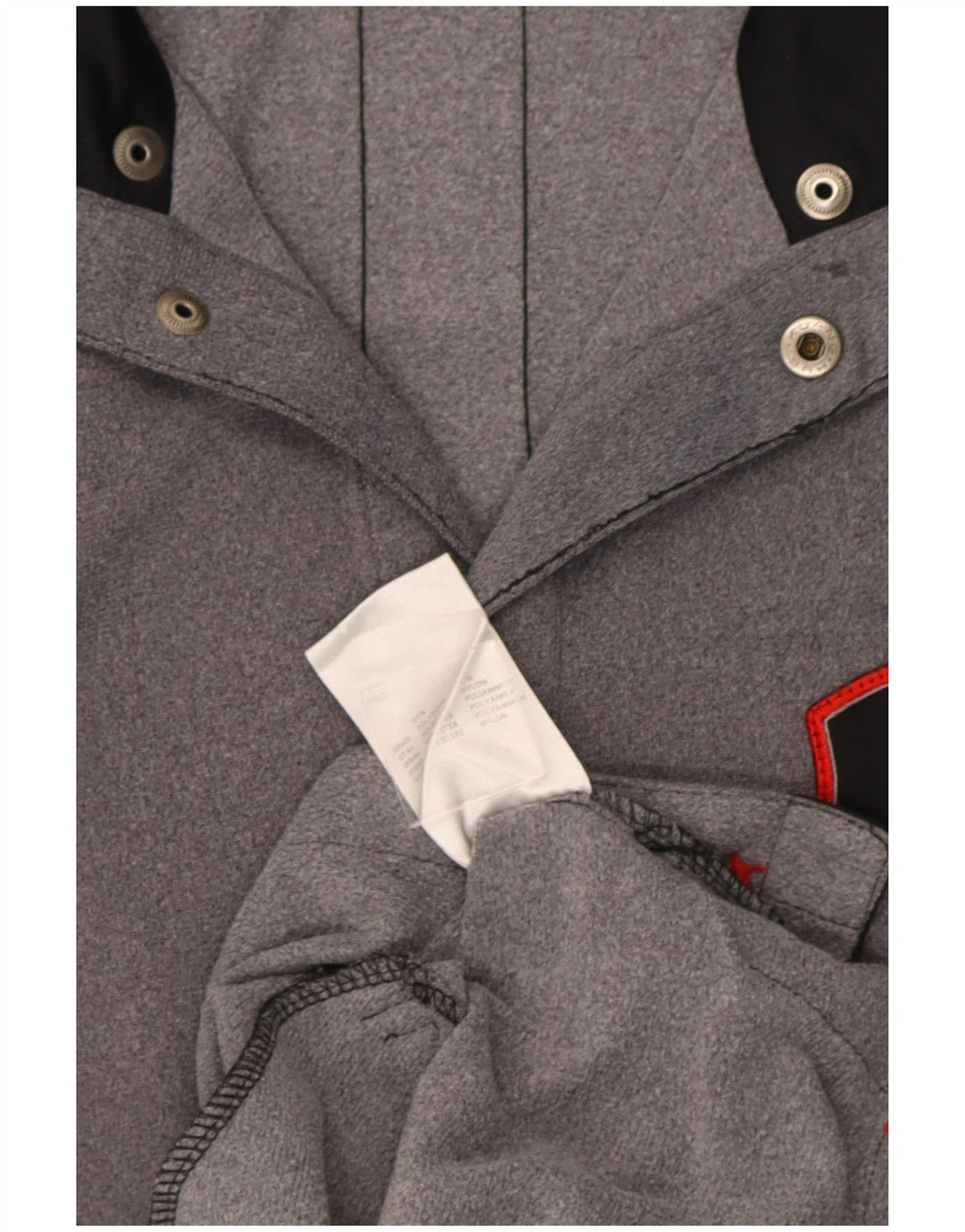 Lotto Chaqueta de chándal para hombre ES 42/44 XL Gris Colorblock Poliéster