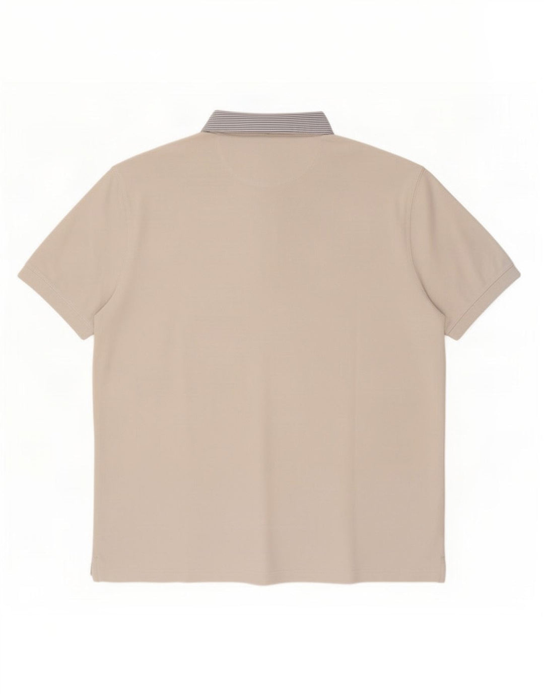 Polo Massimo Dutti Hombre 2XL Blanco Algodón