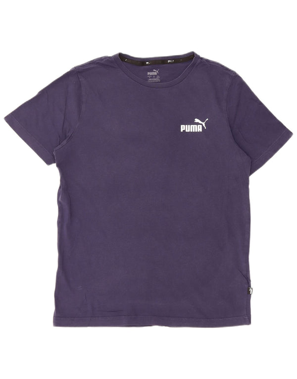 Camiseta Puma Hombre Top Small Azul Marino Algodón
