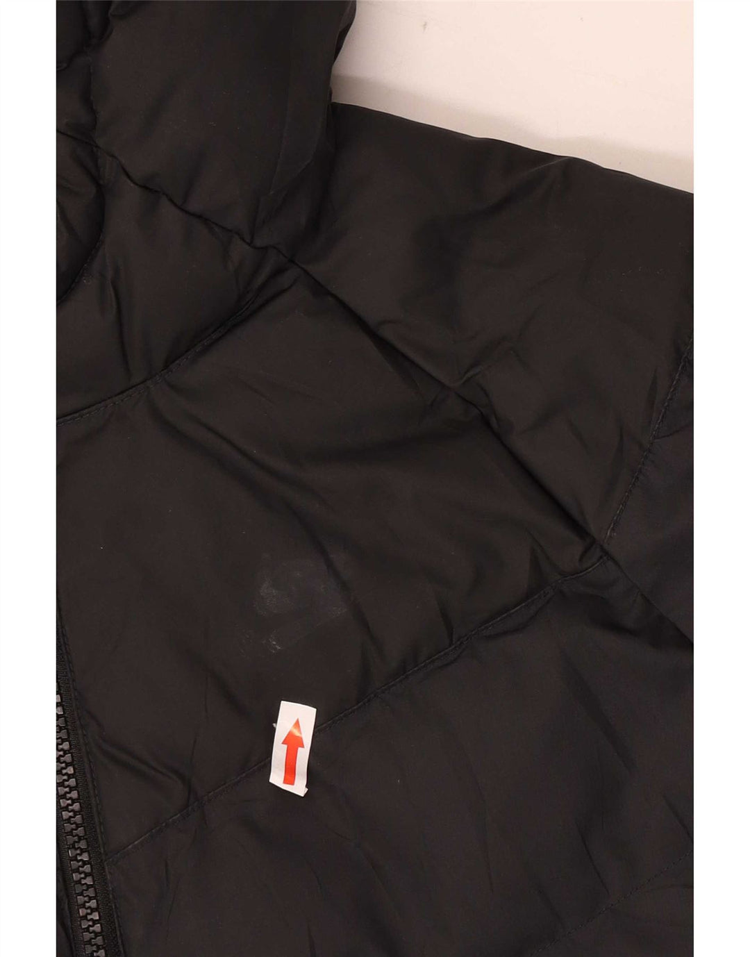 Nike Chaqueta acolchada con capucha para niñas 12-13 años Grande Poliéster negro