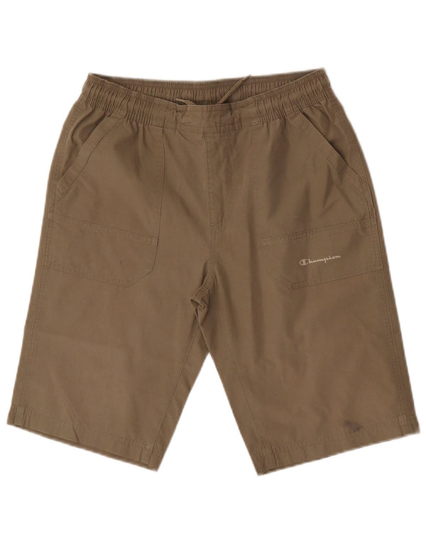 Champion Pantalón corto deportivo para niño 13-14 años Marrón Algodón