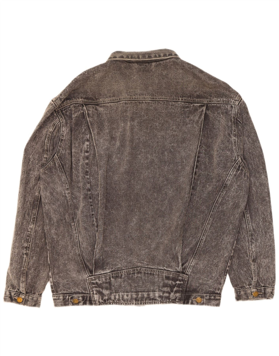 Vintage hombres chaqueta de mezclilla Reino Unido 42 XL algodón gris