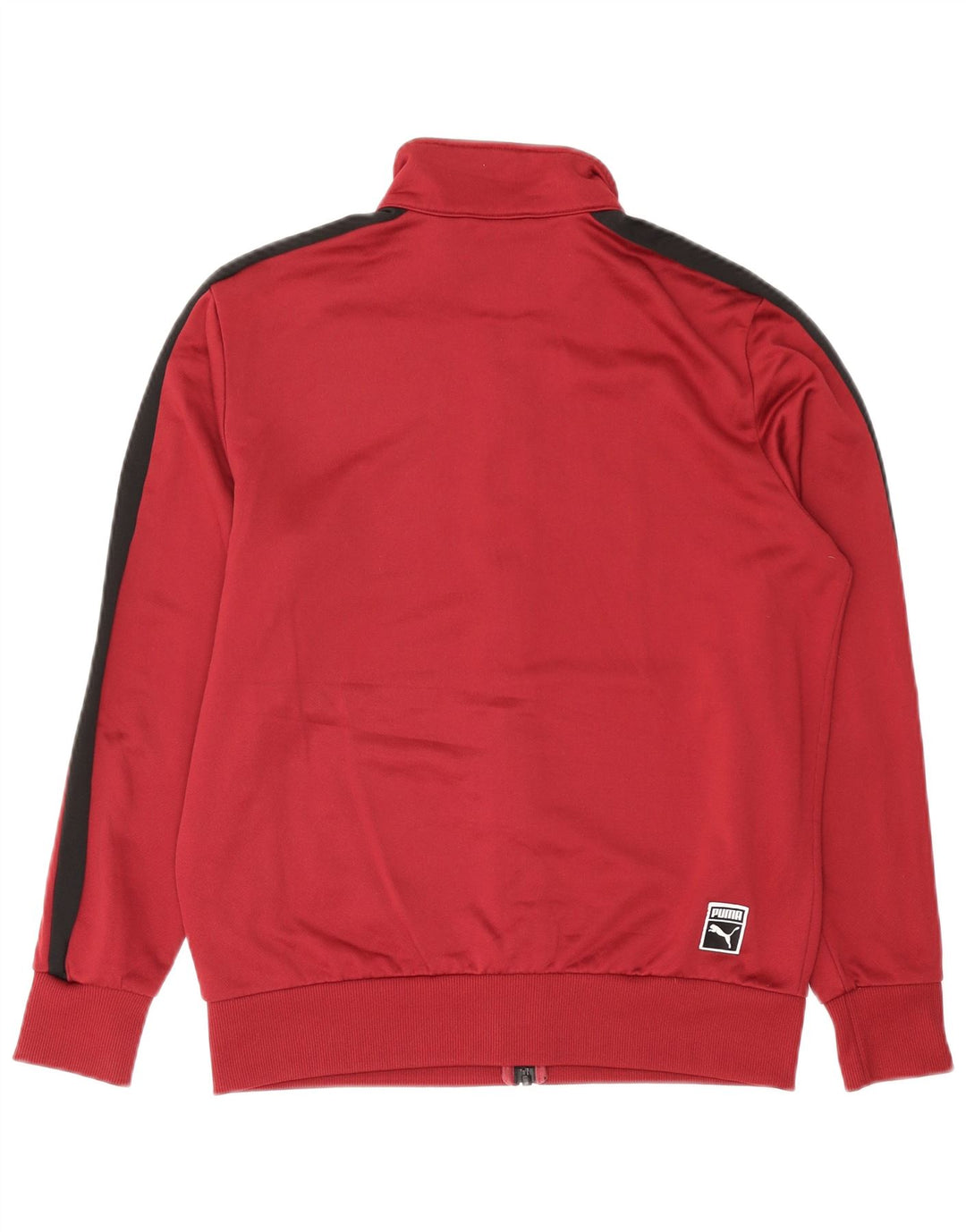 PUMA Chaqueta de chándal para hombre con bloques de color burdeos medio Poliéster