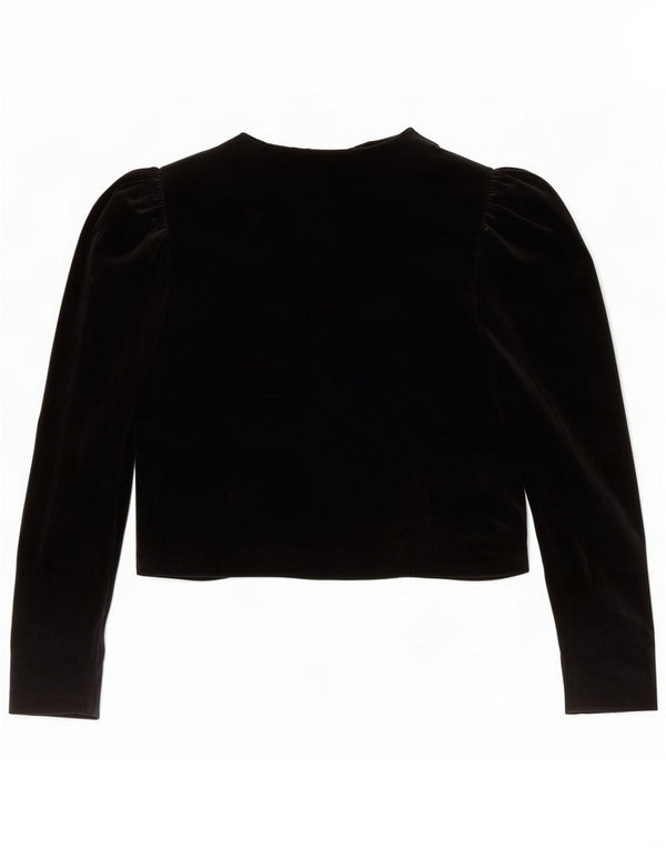 Chaqueta bolero de terciopelo para mujer Dorette EU 36 Small Black Cotton