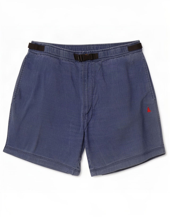 Musto Pantalones cortos chinos para hombre grande W34 azul marino