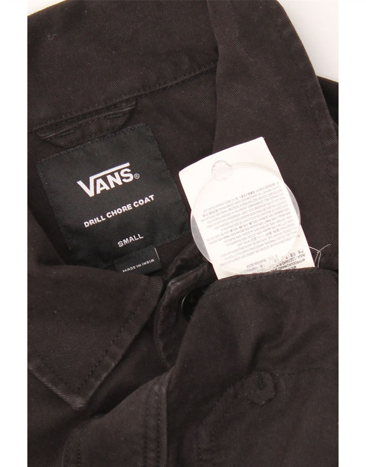 Vans Chaqueta vaquera estampada para hombre UK 36 Small Algodón negro