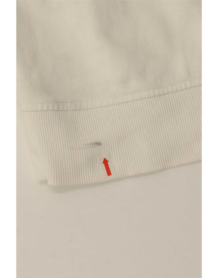 Dickies Hombre Sudadera Gráfica Jumper XS Algodón Blanco
