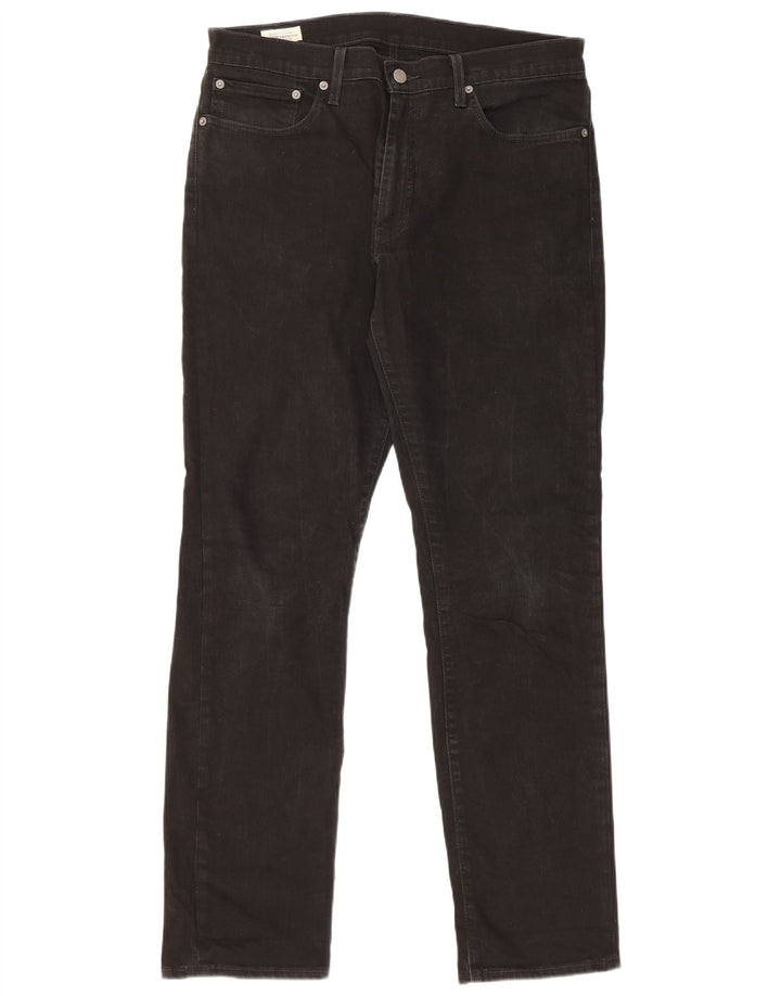Levi's Hombre 511 Slim Jeans W34 L32 Algodón Negro