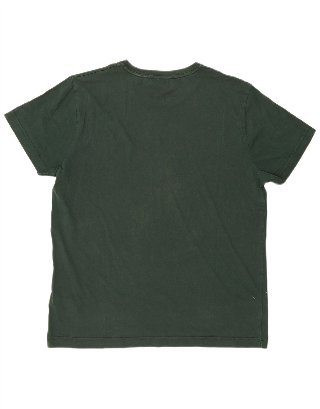 Gant Camiseta Gráfica Para Hombre Top Grande De Algodón Verde