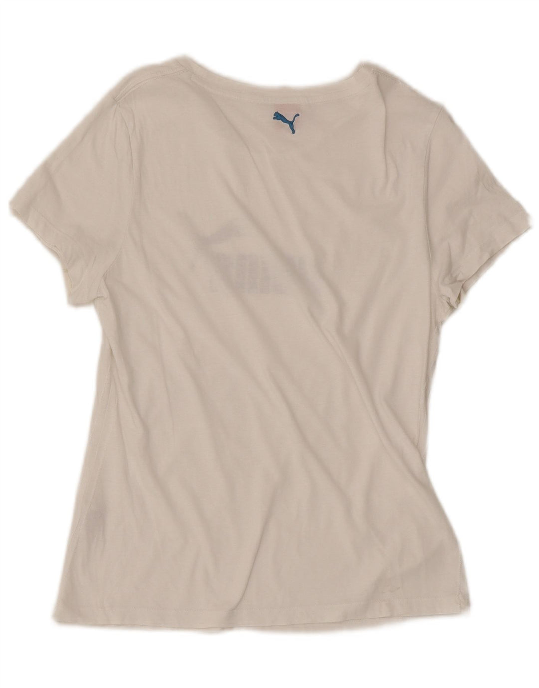 Puma - Camiseta gráfica para mujer, talla 40, color blanco