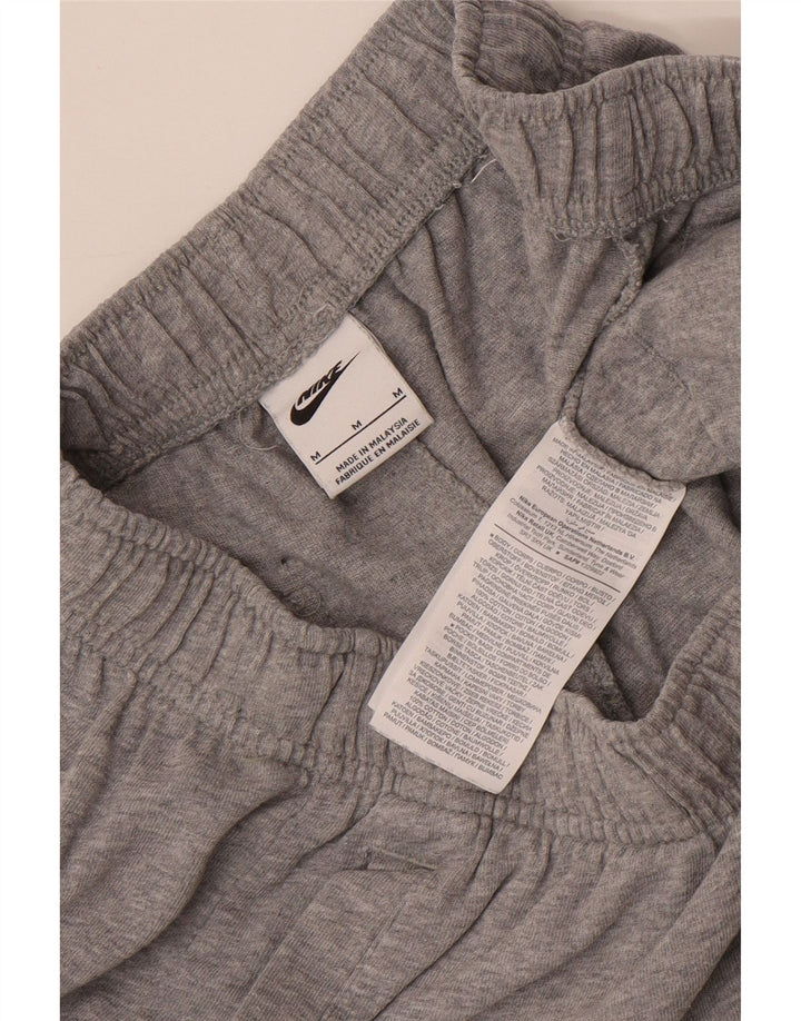 Nike - Pantalones cortos deportivos para mujer, talla 40, algodón gris medio