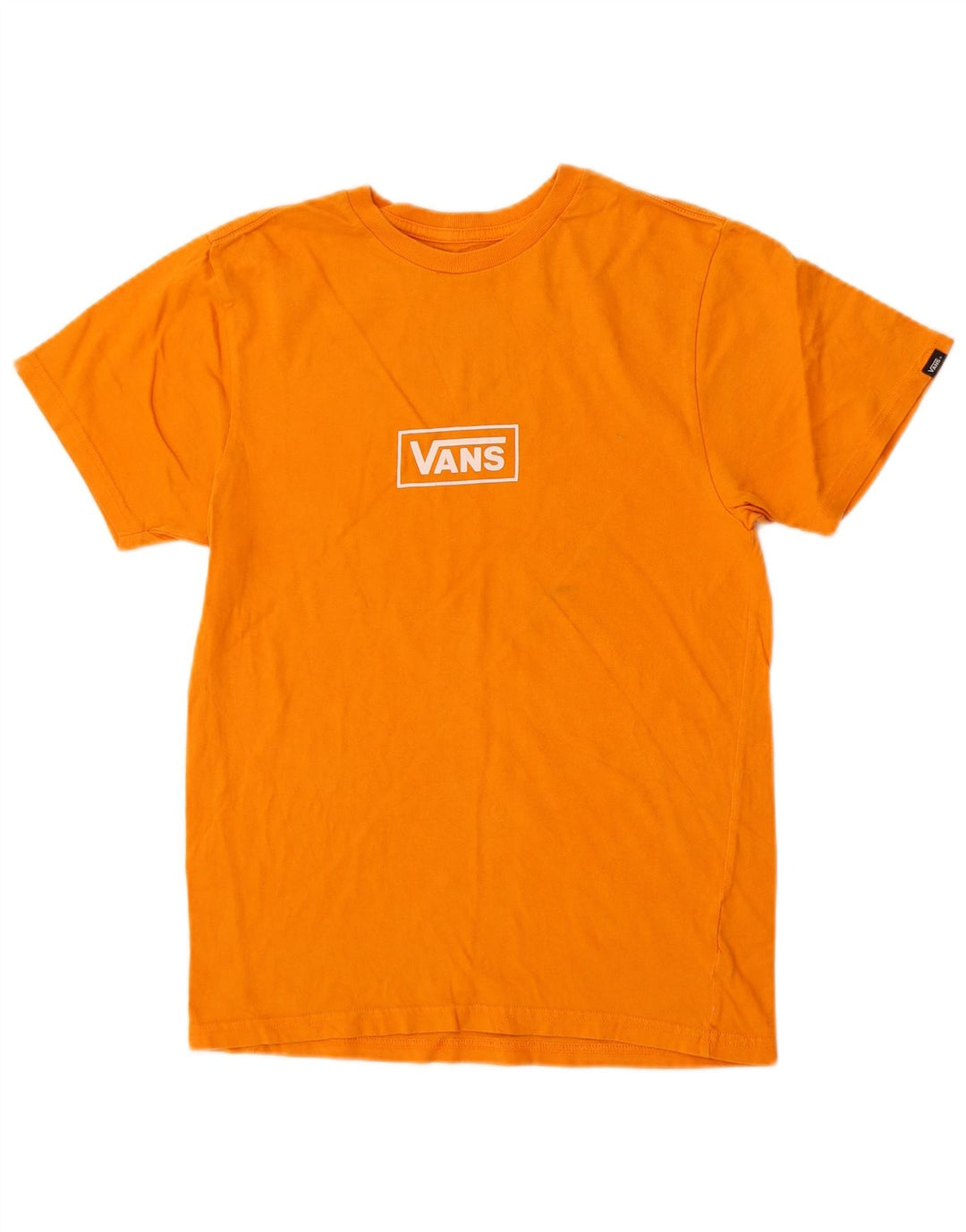 Vans Camiseta con gráfico de ajuste personalizado para hombre Top pequeño de algodón naranja