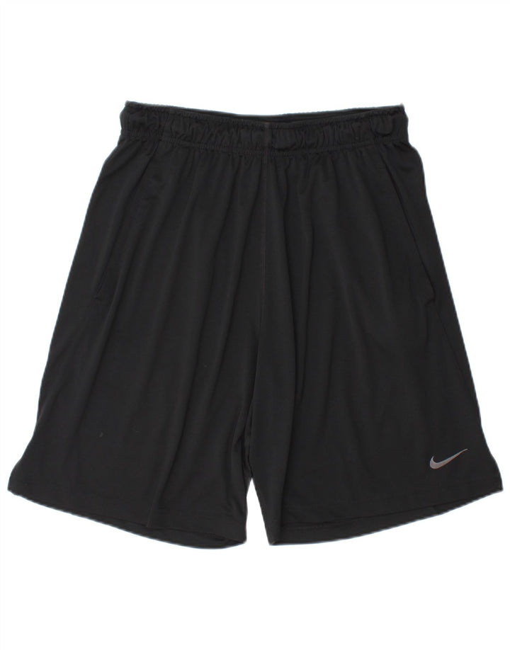 Pantalones cortos deportivos Nike Dri Fit para hombre Poliéster negro mediano