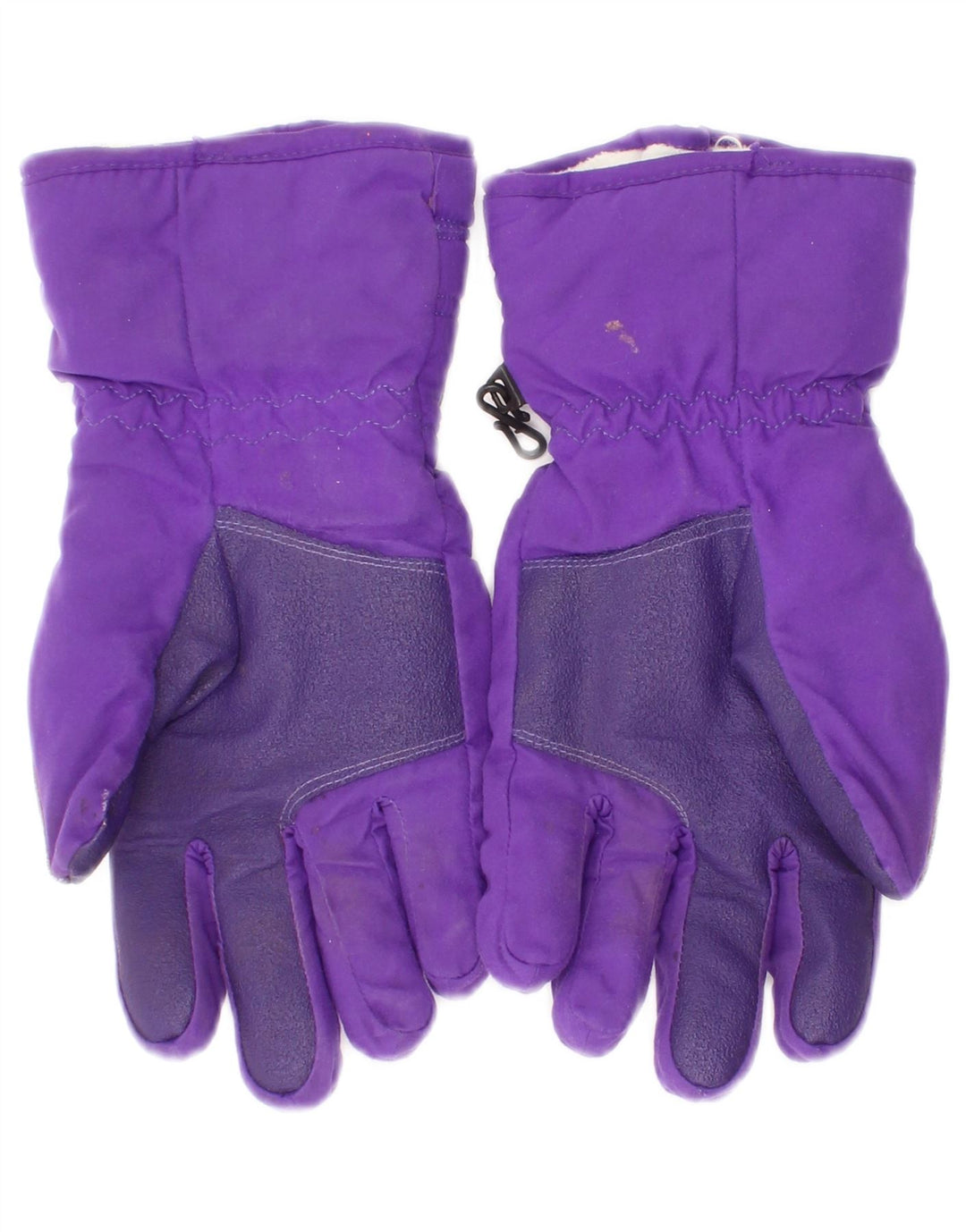 Vintage mujer gráfico guantes de esquí grande púrpura