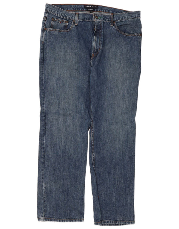Tommy Hilfiger Vaqueros rectos de corte clásico para hombre W38 L30 Algodón azul