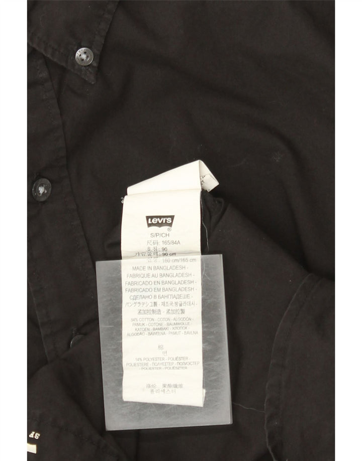 Camisa Levi's Hombre Pequeña Algodón Negro