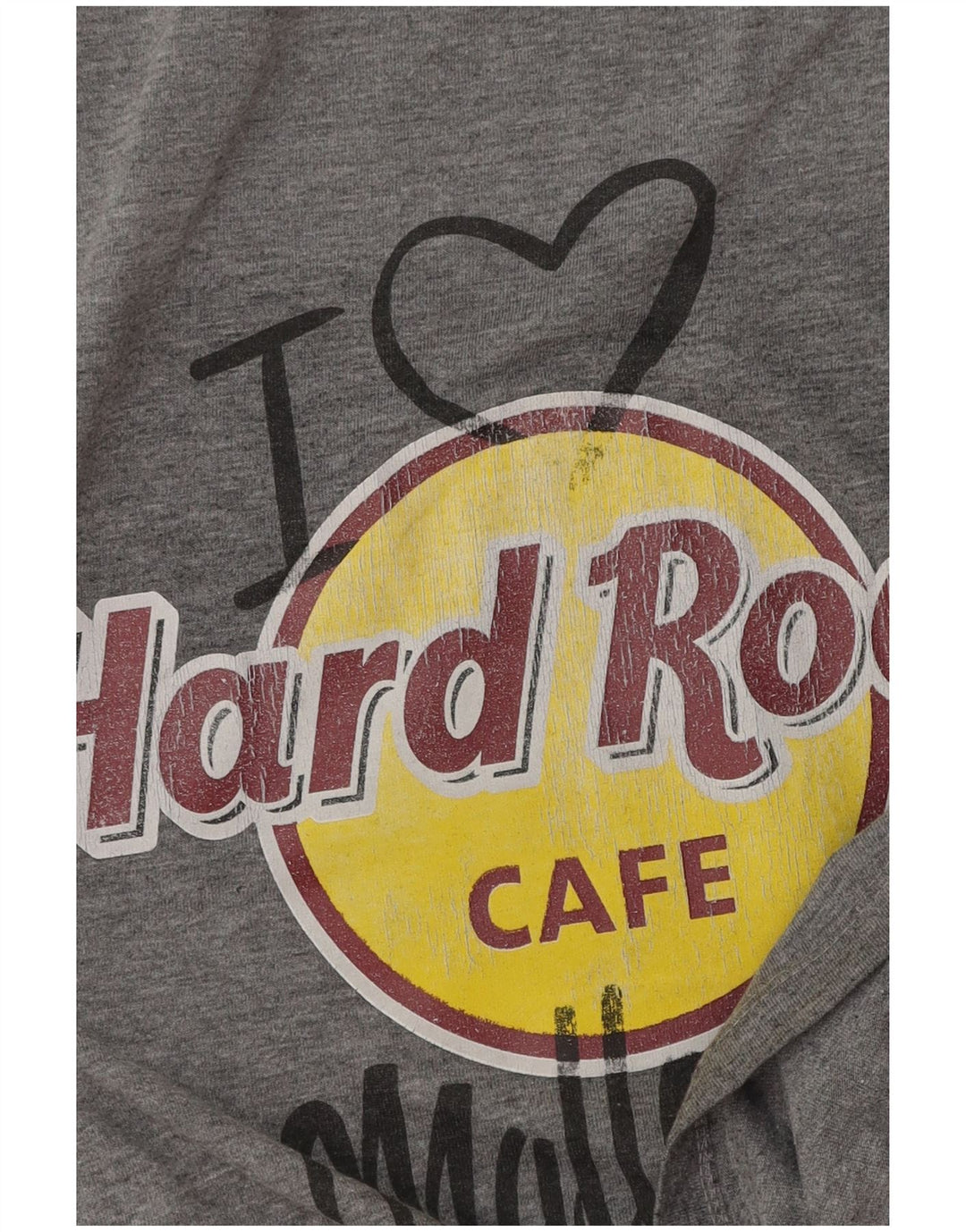 Hard Rock Cafe Mujer Mallorca Graphic Camiseta Top UK 40 Gris Medio