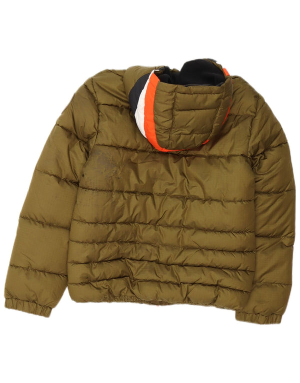 Levi's Chaqueta acolchada con capucha para niños 11-12 años Caqui Poliéster color block