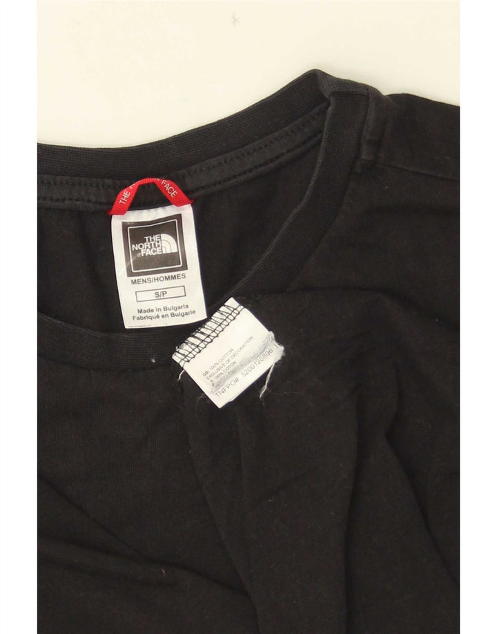 The North Face - Camiseta para hombre, talla pequeña, algodón negro