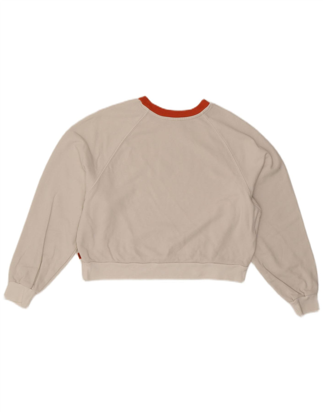 LEVI'S Sudadera con gráfico corto extragrande para mujer UK 6 XS Blanco