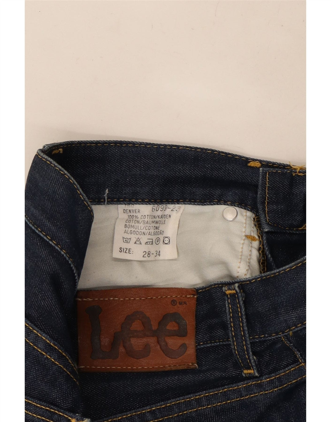LEE Vaqueros Denver Bootcut para Mujer W28 L34 Algodón Azul Marino