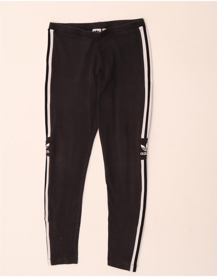 Adidas Leggings gráficos para mujer Reino Unido 44 Algodón negro mediano