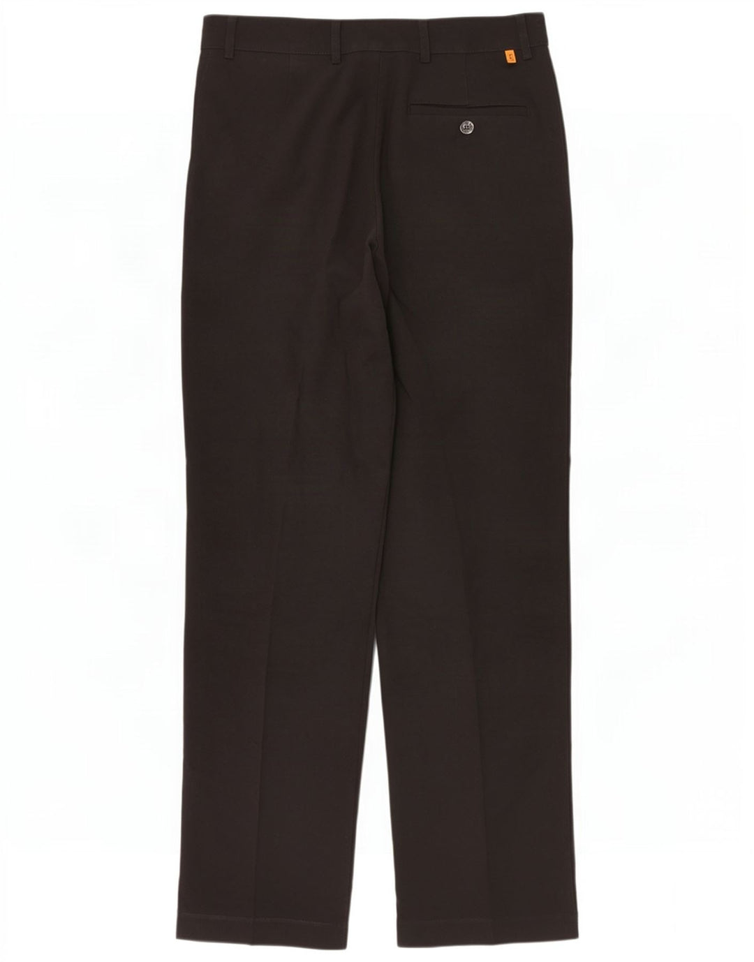 Farah Pantalones Casuales Rectos Para Hombre W34 L33 Poliéster Negro