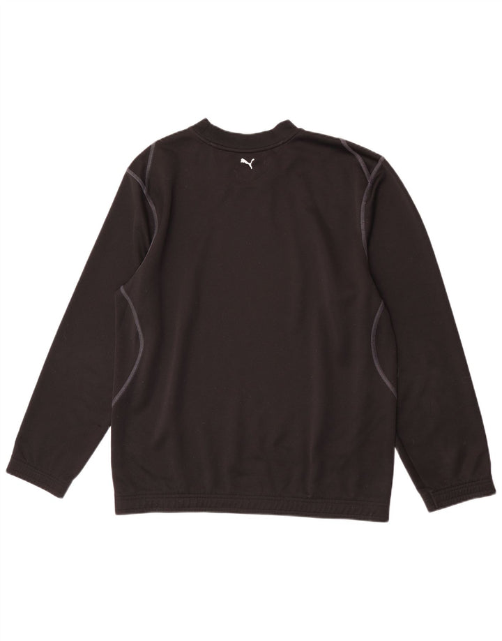 Puma Hombre Sudadera Gráfica Jumper Medium Negro Poliéster