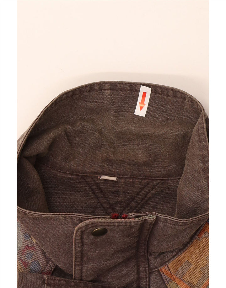 SALEWA Chaqueta utilitaria para hombre ES 42 XL Algodón gris color block