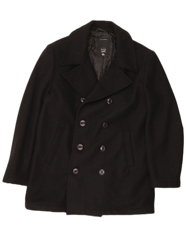 Abrigo de doble botonadura para hombre Gas UK 40 Large Black