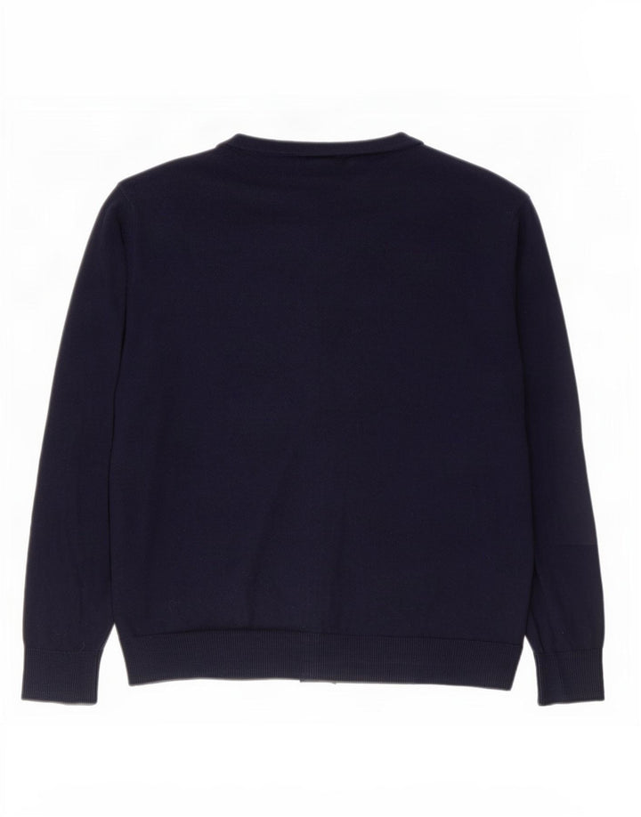 Gap - Cárdigan para hombre, talla grande, algodón azul marino