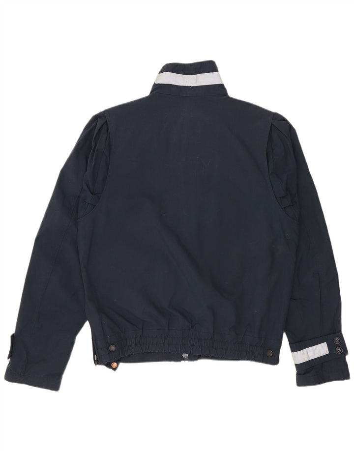 Blauer Chaqueta Bomber para Hombre UK 36 Small Azul Marino Colorblock