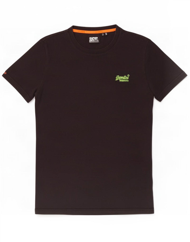 Superdry Camiseta para hombre Top Small Black Cotton