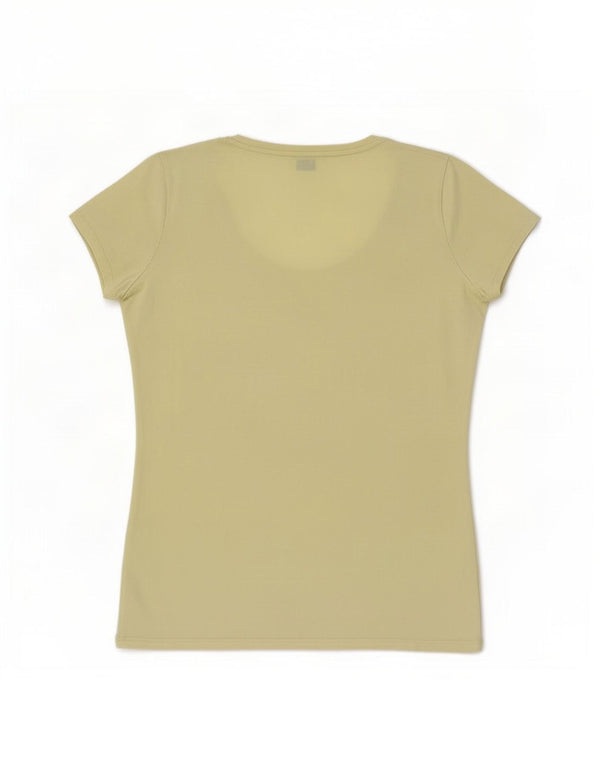 Guess Mujer Camiseta Gráfica Top UK 40 XL Amarillo