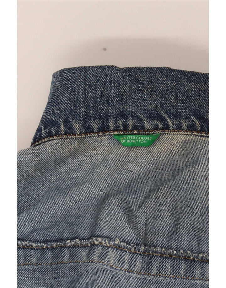 Benetton Chaqueta Vaquera Para Hombre UK 40 Large Azul