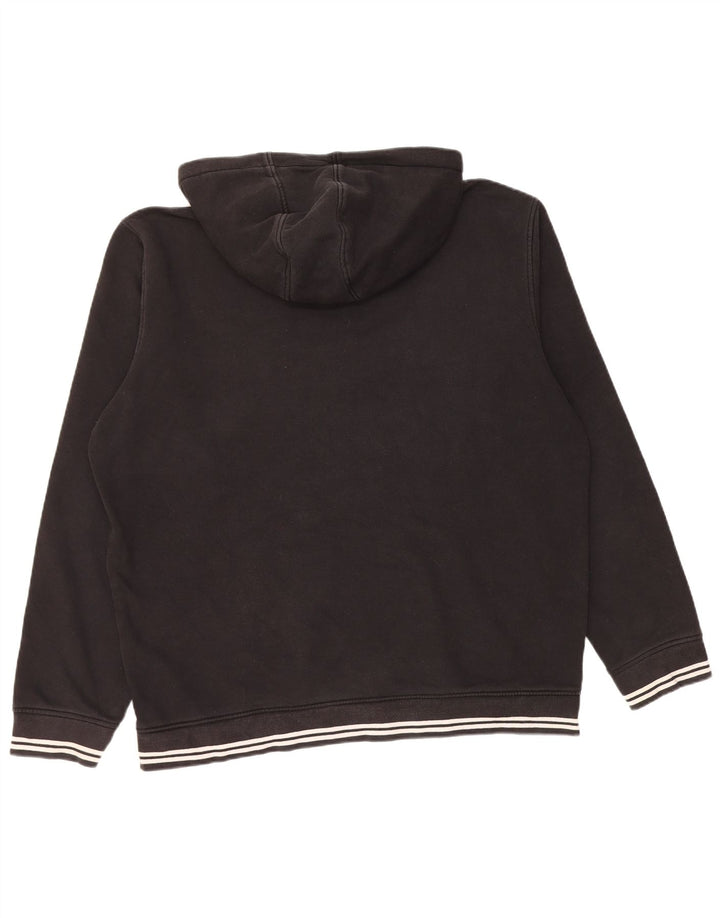 Ellesse Jersey con capucha gráfica para hombre 2XL Algodón negro