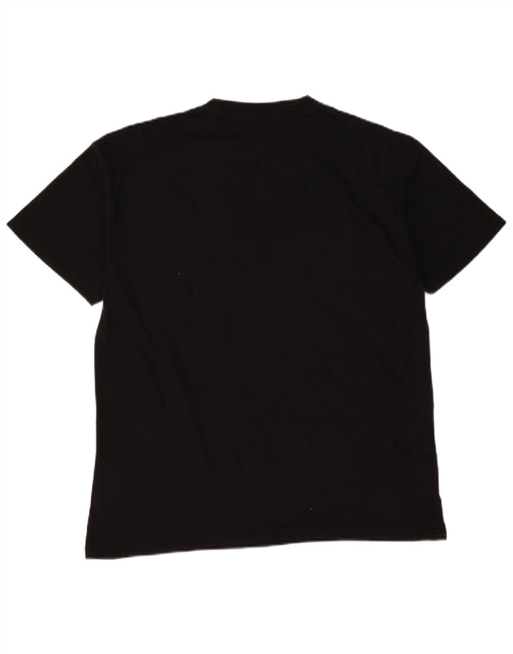 Vans Camiseta gráfica para hombre Top mediano de algodón floral negro