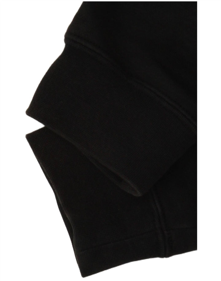 Nike - Sudadera con capucha y cremallera para hombre, talla pequeña, algodón negro