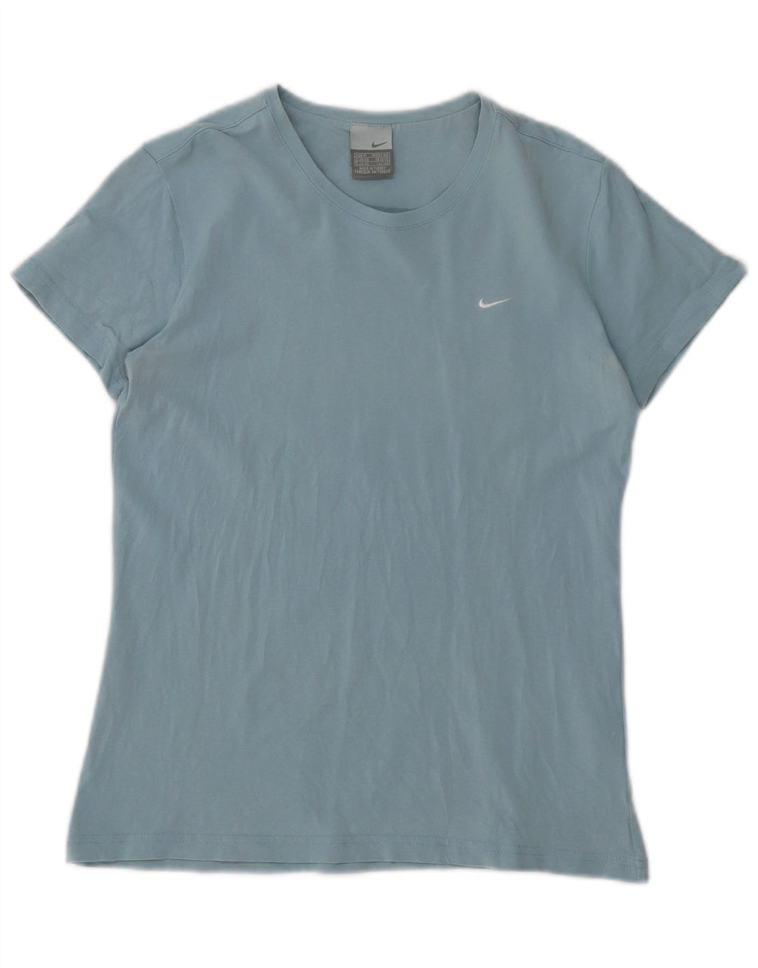Camiseta NIKE Mujer Top UK 10/12 Medium Azul Sintético