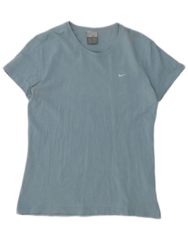 Camiseta NIKE Mujer Top UK 10/12 Medium Azul Sintético