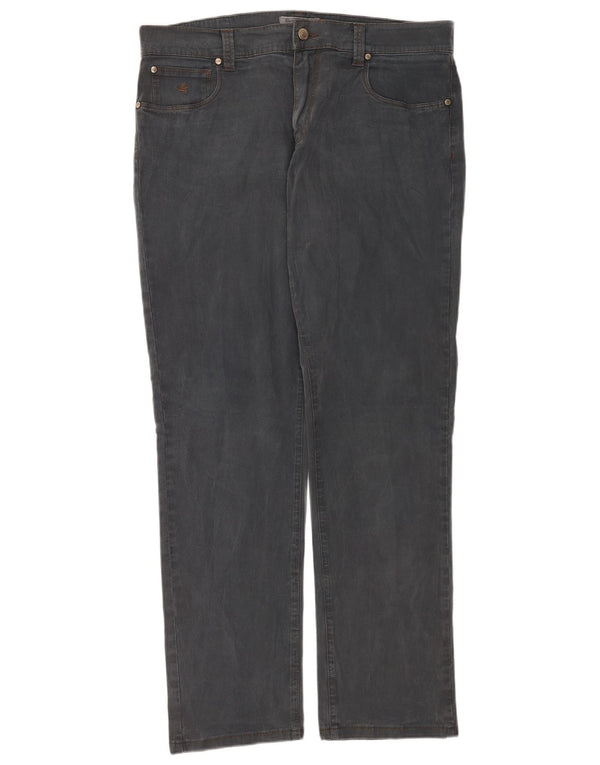 Brooksfield Jeans rectos para hombre IT 52 XL W38 L32 Algodón gris